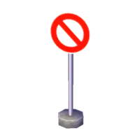 Do-not-enter sign