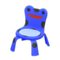 Froggy Chair (Blue) NH Icon.png