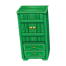 green wardrobe