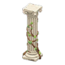 ruined decorated pillar