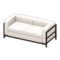 Cool Sofa (Black - White) NH Icon.png