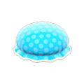 Dotted Shower Cap (Blue) NH Storage Icon.png