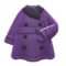 Pleather Trench Coat (Purple) NH Icon.png