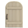 White Rustic Door (Round) NH Icon.png