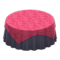 Large Covered Round Table (Berry Red - Plain Navy) NH Icon.png