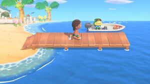 Animal crossing new horizons on sale dock