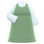 Sweetheart Dress (Moss Green) NH Icon.png