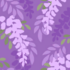 The Wisteria pattern for the vertical split curtains.