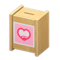 Donation Box (Light Brown - Heart) NH Icon.png