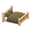 Log Bed (White Wood - Bears)