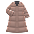 Long Down Coat (Beige) NH Icon.png