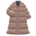 Long down coat's Beige variant