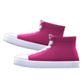 Rubber-Toe High Tops (Berry Red) NH Icon.png