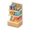 Store Shelf (Light Wood - Japanese Foods) NH Icon.png
