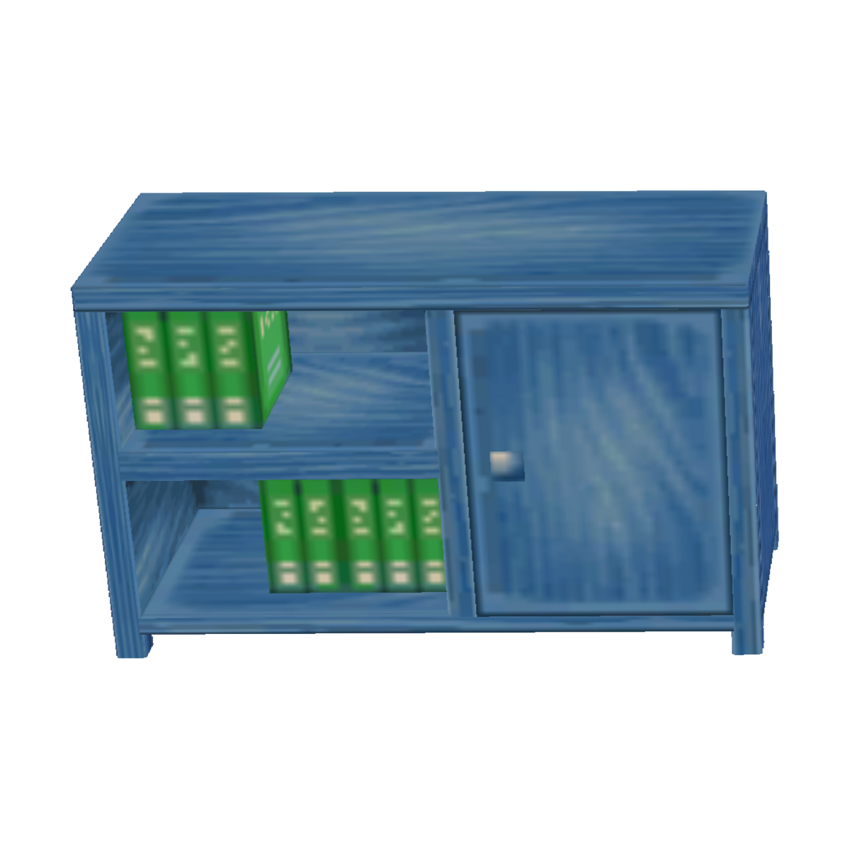 Blue bookcase (City Folk) Animal Crossing Wiki Nookipedia