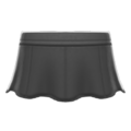Pleather Flare Skirt (Black) NH Icon.png