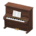 Upright piano's Walnut variant