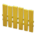 Vertical-board fence's Yellow variant