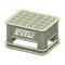 Bottle Crate (Gray - White Logo) NH Icon.png