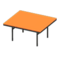 Cool Dining Table (Black - Orange) NH Icon.png