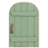 Light-Green Rustic Door (Round) NH Icon.png