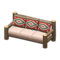 Log Extra-Long Sofa (Dark Wood - Southwestern Flair) NH Icon.png