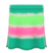 Tie-Dye Skirt (Green) NH Icon.png