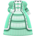 Fashionable Royal Dress (Green) NH Icon.png