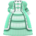 Fashionable royal dress's Green variant