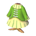 Green Lace-Up Dress NL Model.png