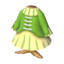 Green Lace-Up Dress NL Model.png