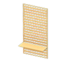 medium wooden partition