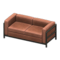 Cool Sofa (Black - Brown) NH Icon.png