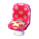 Polka-dot chair's Peach pink variant