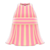Striped Halter Dress (Pink) NH Icon.png