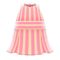 Striped Halter Dress (Pink) NH Icon.png
