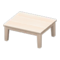 Wooden Table (White Wood - None) NH Icon.png