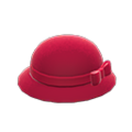 Bowler Hat with Ribbon (Red) NH Storage Icon.png