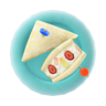 mixed-fruits sandwich