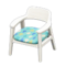 Nordic Chair (White - Raindrops) NH Icon.png