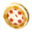 Polka-dot clock's Caramel beige variant