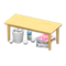 Sloppy Table (Light Wood - Kids) NH Icon.png