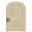 White Wooden Door (Round) NH Icon.png