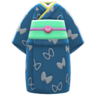 Butterfly Visiting Kimono (Indigo Blue) NH Icon.png