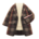 Checkered chesterfield coat's Brown variant