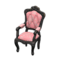 Elegant Chair (Black - Pink Roses) NH Icon.png