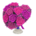 Heart-shaped bouquet's Purple variant