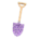 Printed-Design Shovel 's Purple variant