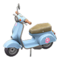 Scooter (Light Blue - Flower) NH Icon.png