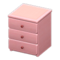 Simple Small Dresser (Pink - Pink) NH Icon.png